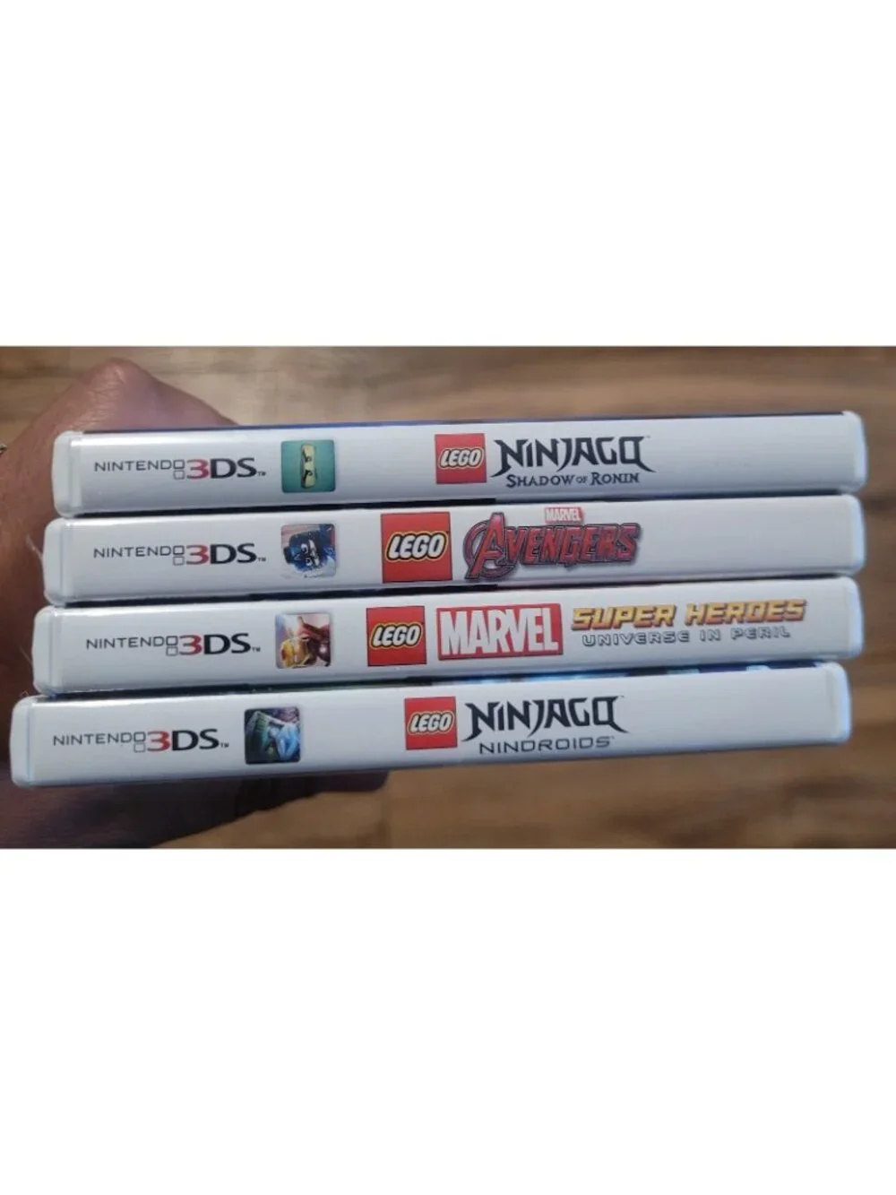 Lot of 4 Nintendo 3DS Lego Games 2 Ninjago Avengers Marvel Super Heroes
